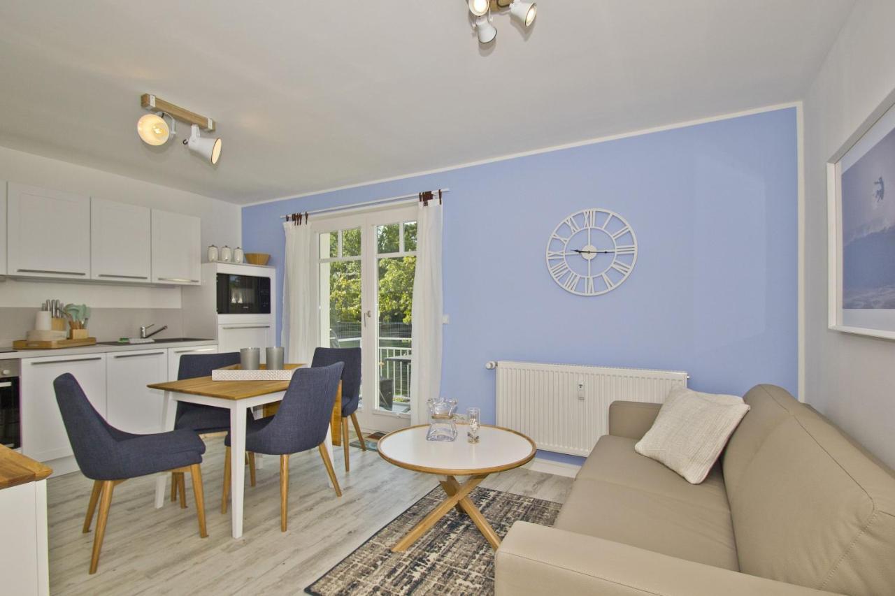 Moderne Ferienwohnung Mit Balkon, Meerblick - Ferienresidenz Zwei Boddenfewo 1-2 Lietzow 외부 사진